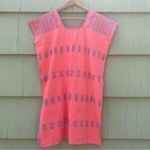 Organic Cotton Huipil Dress from Mexico